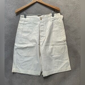 Vintage Men's White Casual Shorts
